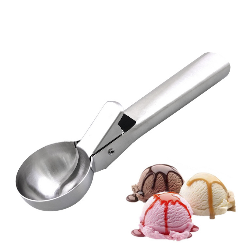 Acero inoxidable de diámetro cuchara de helado